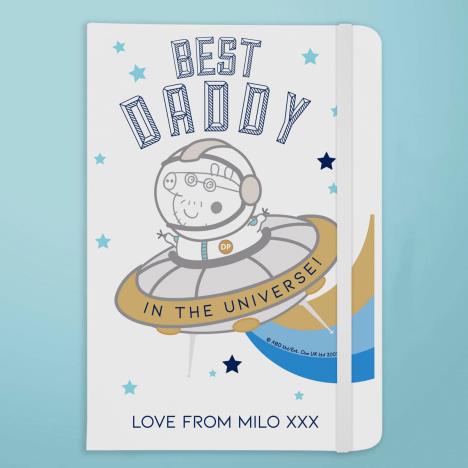 Personalised Peppa Pig Best Daddy A5 Notebook Extra Image 1